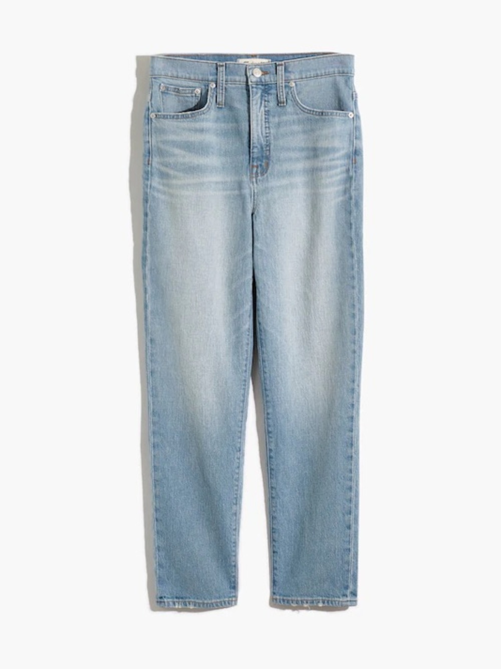Madewell Classic Straight Jeans Light Wash High Rise Size 29 - Picture 2 of 12